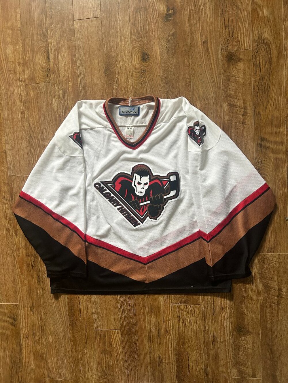 Vintage Bauer Calgary Hitmen Jersey